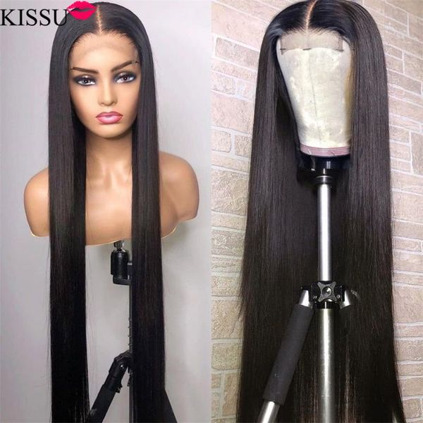 lace wigs kissu 30 inch long hair wig brazilian bone straight front human for women pre plucked 4x4 closure, Black;brown
lace wigs kissu 30 inch long hair wig brazilian bone straight front human for women pre plucked 4x4 closure, Black;brown