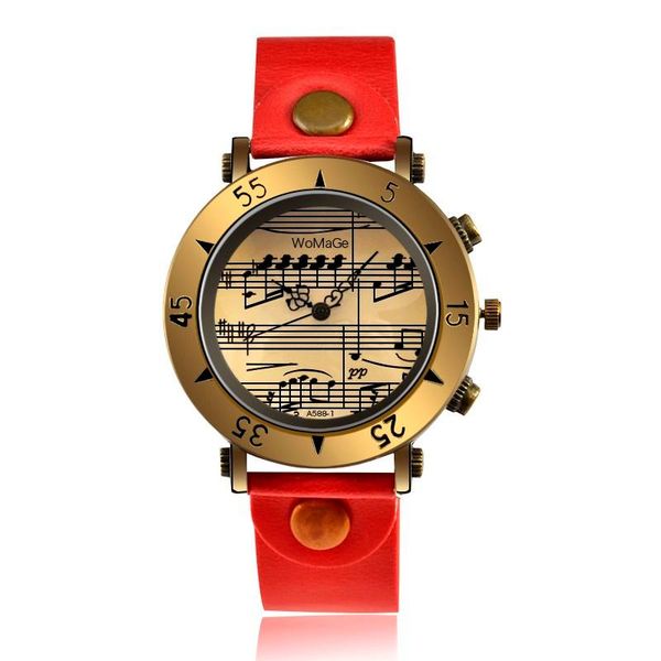 wristwatches drop 2021 faux leather ladies watches womage women quartz music watch fashion women's retro, Slivery;brown
wristwatches drop 2021 faux leather ladies watches womage women quartz music watch fashion women's retro, Slivery;brown