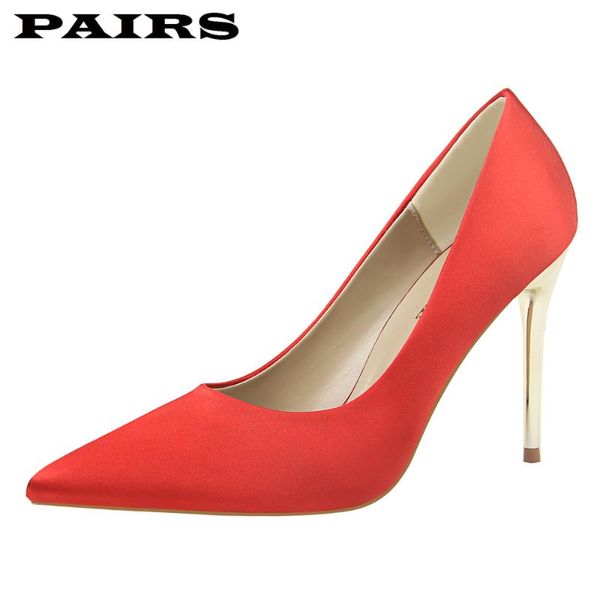 dress shoes bigtree brand designer pumps women high heels stiletto silk upper gold red office party shoe plus size 43, Black
dress shoes bigtree brand designer pumps women high heels stiletto silk upper gold red office party shoe plus size 43, Black