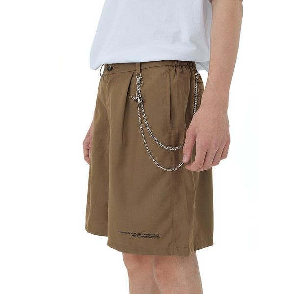 men's shorts japanese harajuku letter print chain for men oversized urban streetwear hip hop khaki black summer casual mens, White;black
men's shorts japanese harajuku letter print chain for men oversized urban streetwear hip hop khaki black summer casual mens, White;black