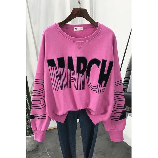 women's hoodies & sweatshirts spring autumn pullover long sleeve for girls korean fashion o-neck loose oversized hoodie letter sweatsh, Black
women's hoodies & sweatshirts spring autumn pullover long sleeve for girls korean fashion o-neck loose oversized hoodie letter sweatsh, Black