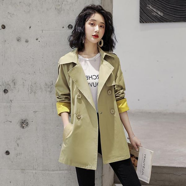 women's trench coats whom little han edition temperament british of fund 2021 spring wind in the and autumn fashion coat, Tan;black
women's trench coats whom little han edition temperament british of fund 2021 spring wind in the and autumn fashion coat, Tan;black