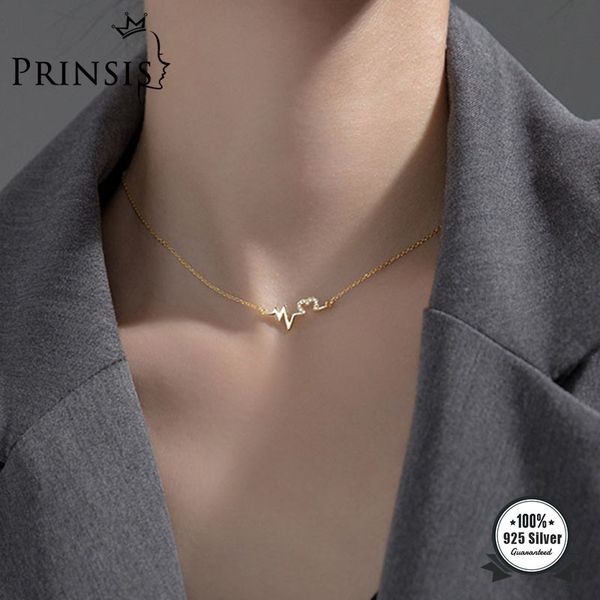 prinsis real 925 sterling silver fashion sensation of heartbeat choker necklace for women wedding valentine's day jewelry dp042 q0531
prinsis real 925 sterling silver fashion sensation of heartbeat choker necklace for women wedding valentine's day jewelry dp042 q0531