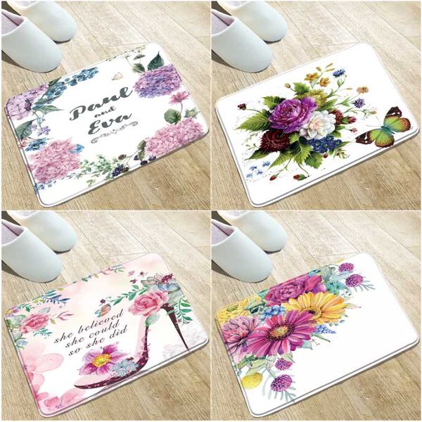 bath mats colorful rose flower non-slip rug door mat bathroom kitchen absorbent carpet flannel washable lndoor household decoration
bath mats colorful rose flower non-slip rug door mat bathroom kitchen absorbent carpet flannel washable lndoor household decoration