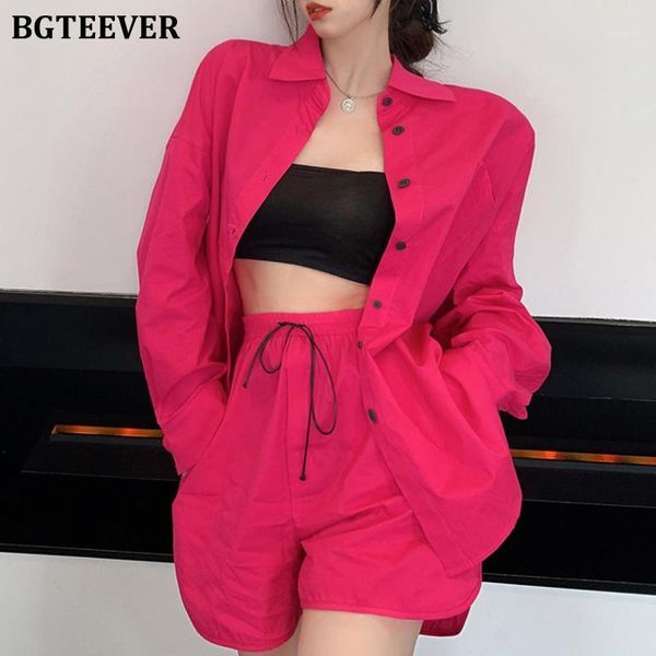 women's tracksuits bgteever casual loose women lapel full sleeve shirts & tube drawstring shorts 2021 summer ladies 3 pieces set, Gray
women's tracksuits bgteever casual loose women lapel full sleeve shirts & tube drawstring shorts 2021 summer ladies 3 pieces set, Gray