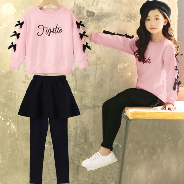 sweatshirt teen toddler girl sets 2020 new children clothing autumn winterclothes sport suits for kids clothes tracksuit, White 
sweatshirt teen toddler girl sets 2020 new children clothing autumn winterclothes sport suits for kids clothes tracksuit, White