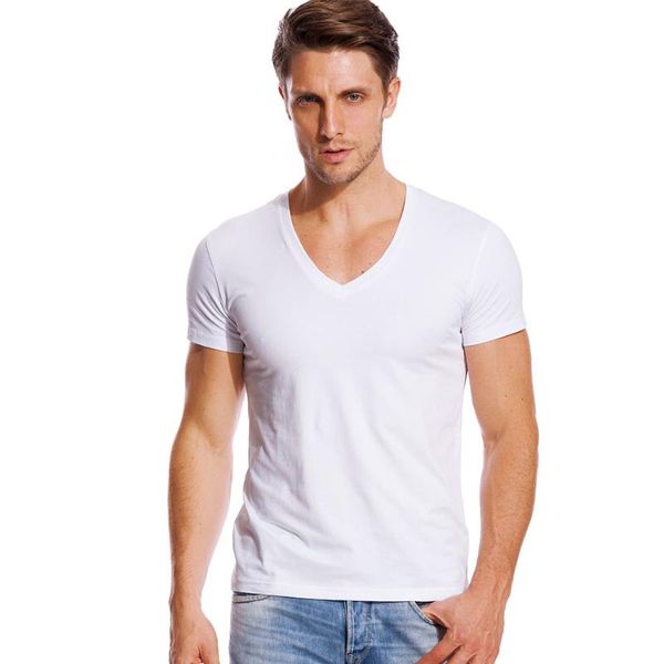solid v neck t shirt for men stretch tees slim fit short sleeve fashion male tshirt invisible undershirt summer streetwear, White;black
solid v neck t shirt for men stretch tees slim fit short sleeve fashion male tshirt invisible undershirt summer streetwear, White;black