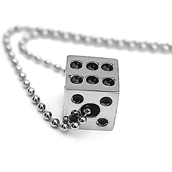 pendant necklaces pinksee fashion creative stainless steel square dice necklace for men party club lucky jewelry neck accessories, Silver
pendant necklaces pinksee fashion creative stainless steel square dice necklace for men party club lucky jewelry neck accessories, Silver