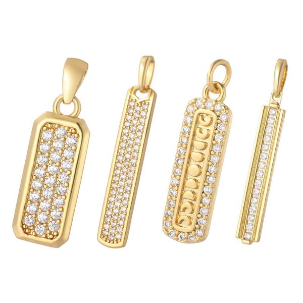 charms geometric rectangle tag for jewelry making accessories micro pave zircon gold cute diy earrings necklace bracelet, Bronze;silver
charms geometric rectangle tag for jewelry making accessories micro pave zircon gold cute diy earrings necklace bracelet, Bronze;silver
