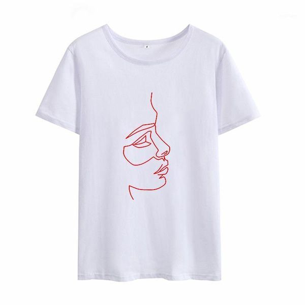 women's t-shirt 2021 summer t shirt o-neck short sleeve tshirt simple stick figure people avatars printed ladies, White
women's t-shirt 2021 summer t shirt o-neck short sleeve tshirt simple stick figure people avatars printed ladies, White