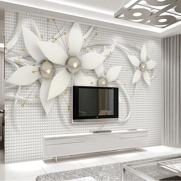 wallpapers custom po wallpaper beautiful embossed white jewelry flowers murals living room background wall cloth papel de parede fresco
wallpapers custom po wallpaper beautiful embossed white jewelry flowers murals living room background wall cloth papel de parede fresco