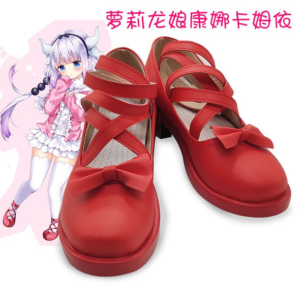 anime japanese play miss kobayashi dragon maid cosplay shoes harujuku kannakamui feminine cos lolita red shoe 5aug, Black
anime japanese play miss kobayashi dragon maid cosplay shoes harujuku kannakamui feminine cos lolita red shoe 5aug, Black