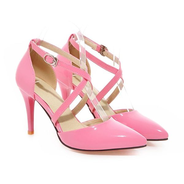 pqecfs big size 33-43 spring & autumn women solid sweet cross-tied high heels pumps 5 colors, Black
pqecfs big size 33-43 spring & autumn women solid sweet cross-tied high heels pumps 5 colors, Black