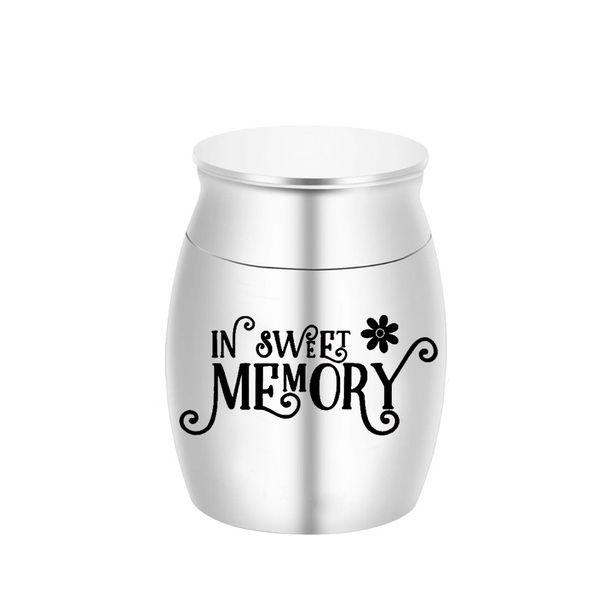 cremation pendant urn souvenir aluminum alloy memorial mini jar funeral paw ashes keepsake with gift velvet bag, Silver
cremation pendant urn souvenir aluminum alloy memorial mini jar funeral paw ashes keepsake with gift velvet bag, Silver