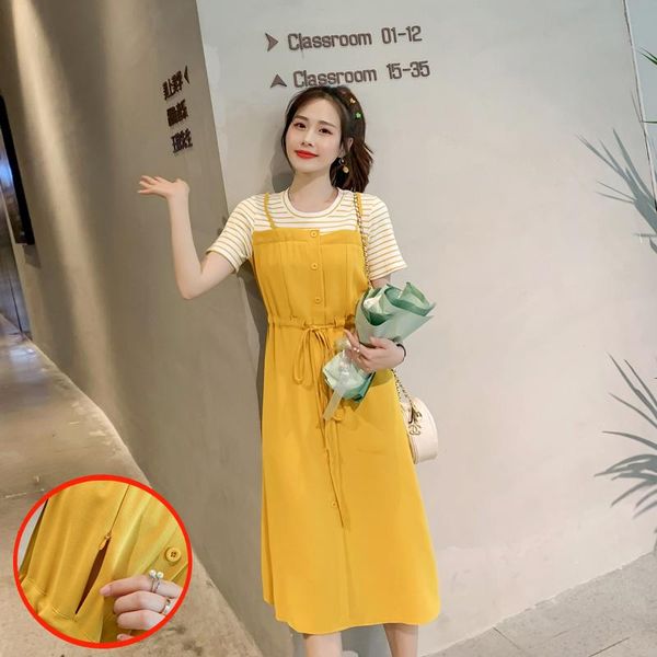 maternity dresses summer postpartum woman breastfeeding clothing fashion stripe patchwork strap drawstring nursing dress lactation, White
maternity dresses summer postpartum woman breastfeeding clothing fashion stripe patchwork strap drawstring nursing dress lactation, White