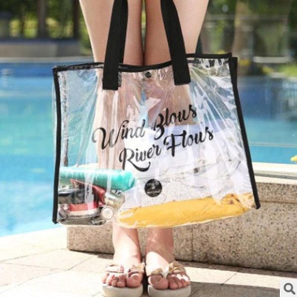 storage bags 1pc wind blows river flows clear plastic tote bag women transparent pvc handbag zip shoulder travel 2021
storage bags 1pc wind blows river flows clear plastic tote bag women transparent pvc handbag zip shoulder travel 2021