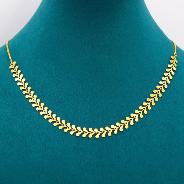 chains anietna fashion gold color chain plated necklace original design jewelry gift for women, Silver
chains anietna fashion gold color chain plated necklace original design jewelry gift for women, Silver