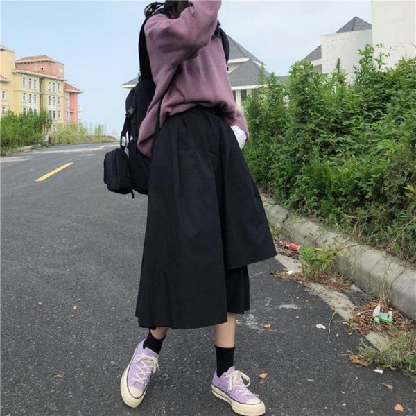 midi skirts womens solid skirt goth lolita summer high waisted loose pleated irregular hem skirts spring summer y2k e girl skirt, Black
midi skirts womens solid skirt goth lolita summer high waisted loose pleated irregular hem skirts spring summer y2k e girl skirt, Black