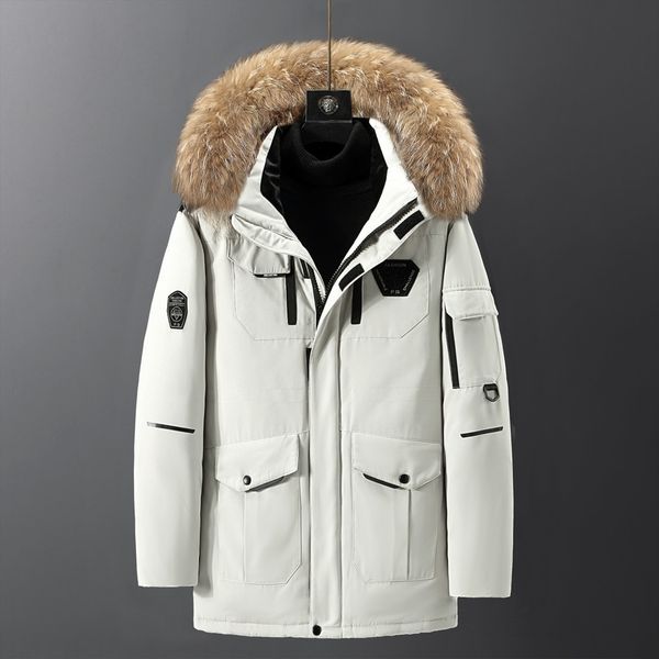 new 2021 winter korean version fashion work cloth down et running men's school overcoming coat men, Black