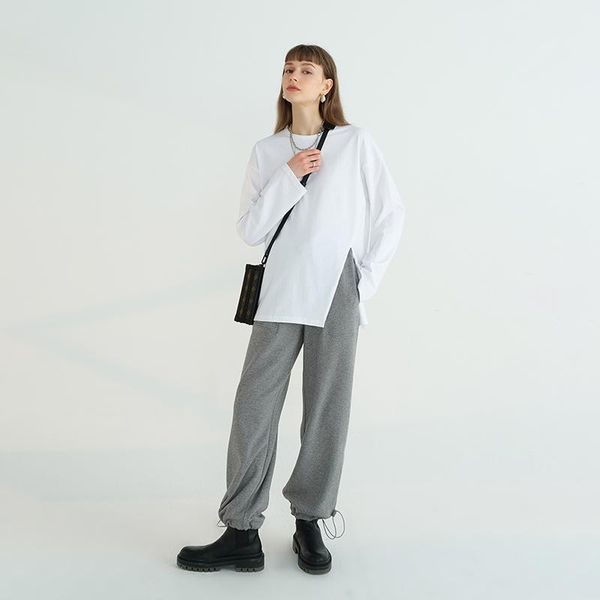 white brief women temperment big size hem vent t-shirt round neck long sleeve fashion tide spring autumn 2021 1dd2192
white brief women temperment big size hem vent t-shirt round neck long sleeve fashion tide spring autumn 2021 1dd2192