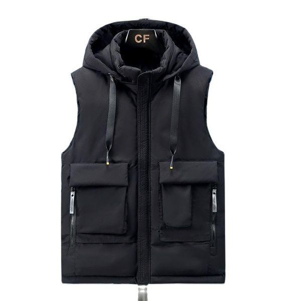 men's vests men winter plus large size 6xl vest hat detachable waistcoat warm thicken sleeveless jackets unloading parka coat for unise, Black;white
men's vests men winter plus large size 6xl vest hat detachable waistcoat warm thicken sleeveless jackets unloading parka coat for unise, Black;white