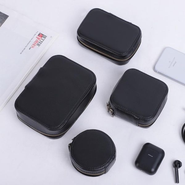 cosmetic bags & cases genodern genuine leather storage box portable usb cable organizer multifunction carrying bag travel zipper case
cosmetic bags & cases genodern genuine leather storage box portable usb cable organizer multifunction carrying bag travel zipper case