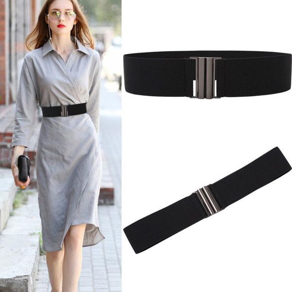 belts fashion waist belt female elastic for women metal button black band simple dress coat clothing accessories, Black;brown
belts fashion waist belt female elastic for women metal button black band simple dress coat clothing accessories, Black;brown