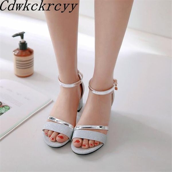 dress shoes summer pattern europe and america fashion simplicity high-heeled women sandals golden silvery student 34-46, Black
dress shoes summer pattern europe and america fashion simplicity high-heeled women sandals golden silvery student 34-46, Black