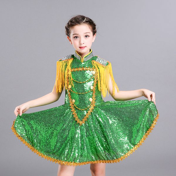girlsjazz skirt childrens drum show clothes grl sequins party dancewear kid sequins costumes modern dancewear, Black;red
girlsjazz skirt childrens drum show clothes grl sequins party dancewear kid sequins costumes modern dancewear, Black;red