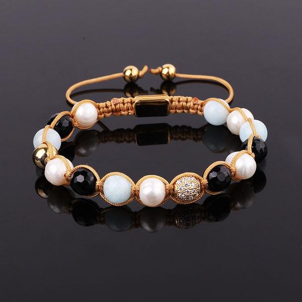 beaded, strands jaravvi unique design 8mm gemstone blue jade freshwater pearl beads braided friendship bracelet for women, Black
beaded, strands jaravvi unique design 8mm gemstone blue jade freshwater pearl beads braided friendship bracelet for women, Black