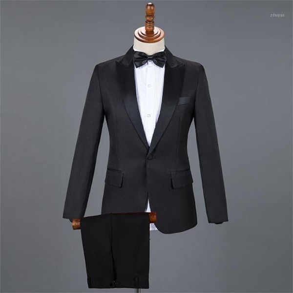 men's suits & blazers costumes terno masculino completo male host stage chorus performance dress plus size azul, White;black
men's suits & blazers costumes terno masculino completo male host stage chorus performance dress plus size azul, White;black