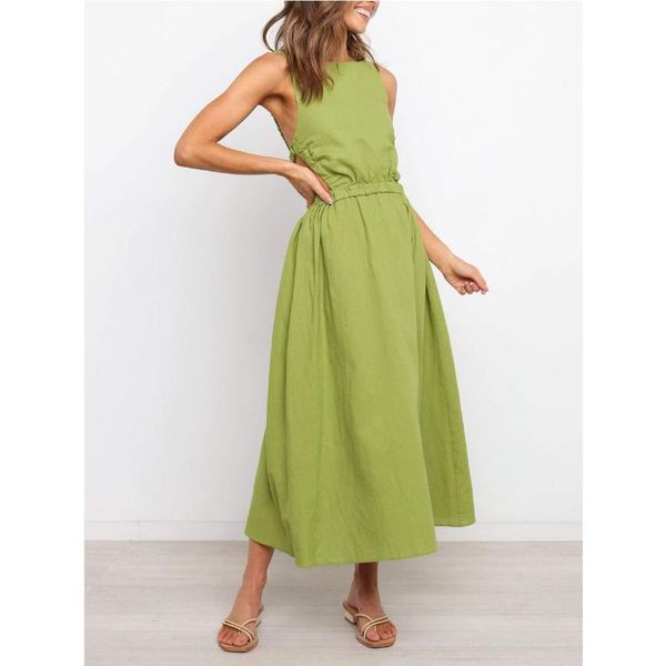 casual dresses 2021 summer printed hollow waist strap dress open back solid color cotton linen vintage for women clothing, Black;gray
casual dresses 2021 summer printed hollow waist strap dress open back solid color cotton linen vintage for women clothing, Black;gray