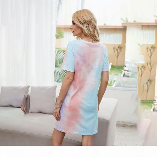 women mini dresses gradient t shirt skirt short sleeve casual dress summer fashion, Black;gray
women mini dresses gradient t shirt skirt short sleeve casual dress summer fashion, Black;gray
