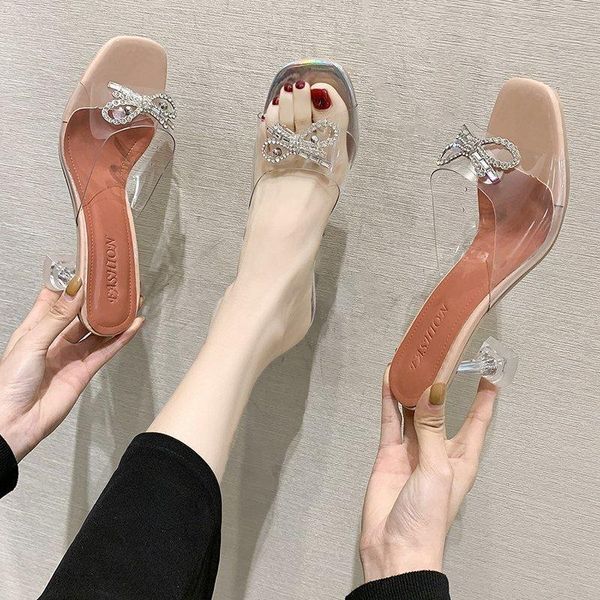 llogai transparent pumps fashion bowknot bowtie crystal pointed toe high heel back strap sandals perspex cup heel party shoes, Black
llogai transparent pumps fashion bowknot bowtie crystal pointed toe high heel back strap sandals perspex cup heel party shoes, Black