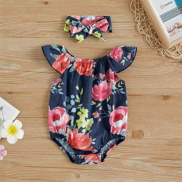 summer floral print bodysuit and headband set for baby girl one pieces 210528, Blue
summer floral print bodysuit and headband set for baby girl one pieces 210528, Blue