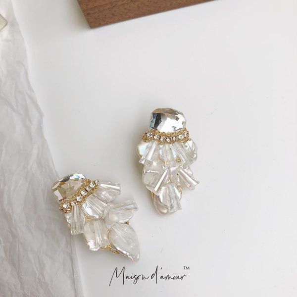 dangle & chandelier whiolesale vintage baroque style real gold plating freshwater pearls earrings retro crystal pearl luxury women jewelry, Silver
dangle & chandelier whiolesale vintage baroque style real gold plating freshwater pearls earrings retro crystal pearl luxury women jewelry, Silver
