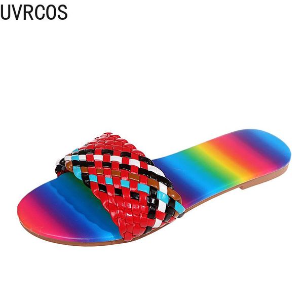 casual women's slippers 2021 fashion all-match color matching upper trend outdoor home flat open-toed women's slippers, Black
casual women's slippers 2021 fashion all-match color matching upper trend outdoor home flat open-toed women's slippers, Black