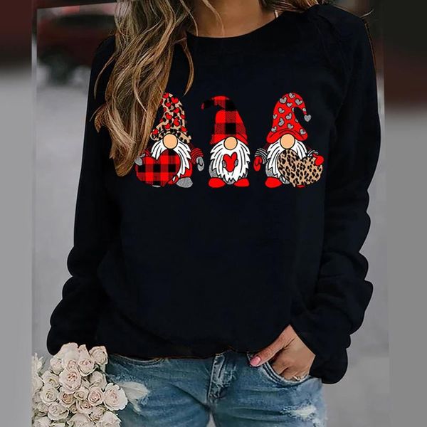 women's hoodies & sweatshirts christmas day couples matching cute santa print harajuku long sleeve pullovers sudadera, Black
women's hoodies & sweatshirts christmas day couples matching cute santa print harajuku long sleeve pullovers sudadera, Black