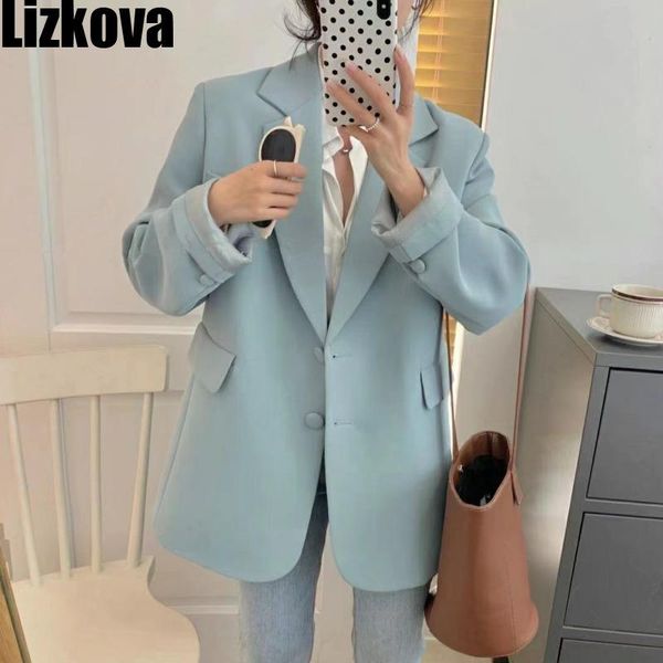 women's suits & blazers lizkova spring green blazer women korean single breasted suit 2021 pink casual veste femme elegant jacket, White;black
women's suits & blazers lizkova spring green blazer women korean single breasted suit 2021 pink casual veste femme elegant jacket, White;black