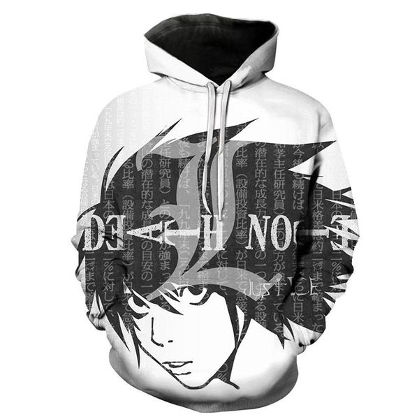 men's hoodies & sweatshirts anime death note 3d print men women casual fashion sweatshirt hoodie pullover harajuku hip hop streetwear, Black
men's hoodies & sweatshirts anime death note 3d print men women casual fashion sweatshirt hoodie pullover harajuku hip hop streetwear, Black
