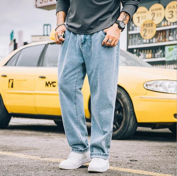 men's jeans loose straight mens 2021 spring autumn denim trousers plus size 9xl men pants oversized casual w1793, Blue
men's jeans loose straight mens 2021 spring autumn denim trousers plus size 9xl men pants oversized casual w1793, Blue