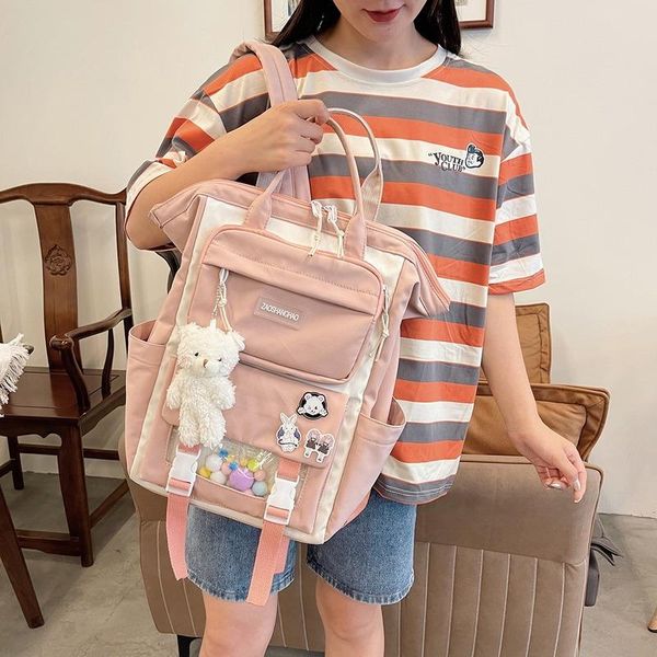 backpack women's lovely leisure large capacity girls lapbackpacks keychain school bags travel bagpack teenagers
backpack women's lovely leisure large capacity girls lapbackpacks keychain school bags travel bagpack teenagers