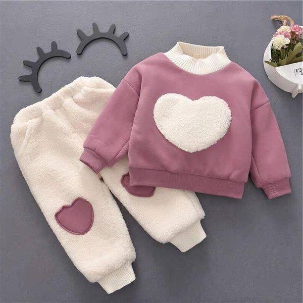 clothing sets winter girls warm casual sports suit children cotton thick velvet +pants 2pcs tracksuits for kids, White
clothing sets winter girls warm casual sports suit children cotton thick velvet +pants 2pcs tracksuits for kids, White