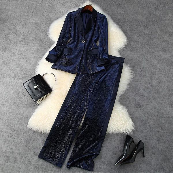 women's two piece pants pant suits ladies autumn winter 2021 set corduroy business suit single button jacket + wide leg trousers female, White
women's two piece pants pant suits ladies autumn winter 2021 set corduroy business suit single button jacket + wide leg trousers female, White
