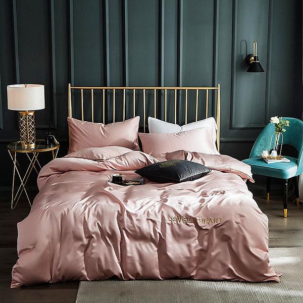 bedding sets washed silk set comfortable king size home bedroom bed cover solid color quilt duvet 4 pieces
bedding sets washed silk set comfortable king size home bedroom bed cover solid color quilt duvet 4 pieces