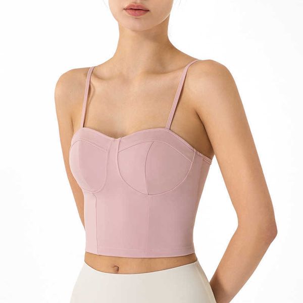 solid color adjustable splicing bra women's tank slim sling sports underwear running fitness breathable yoga vest gym clothes, White
solid color adjustable splicing bra women's tank slim sling sports underwear running fitness breathable yoga vest gym clothes, White