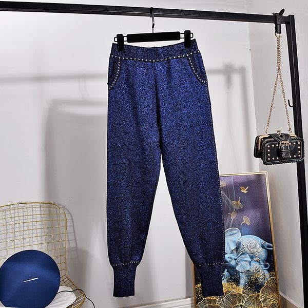 tracksuit navy knitted women loose knitting suit bright silk pullover sweater pencil pants set female sports two piece ou uc9o, Gray
tracksuit navy knitted women loose knitting suit bright silk pullover sweater pencil pants set female sports two piece ou uc9o, Gray
