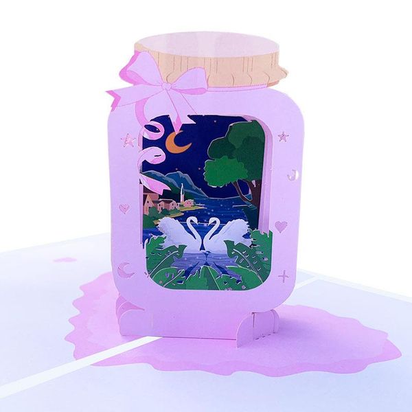 greeting cards 10pcs bottle swan lover handmade kirigami origami 3d up invitation postcard birthday christmas party gift
greeting cards 10pcs bottle swan lover handmade kirigami origami 3d up invitation postcard birthday christmas party gift
