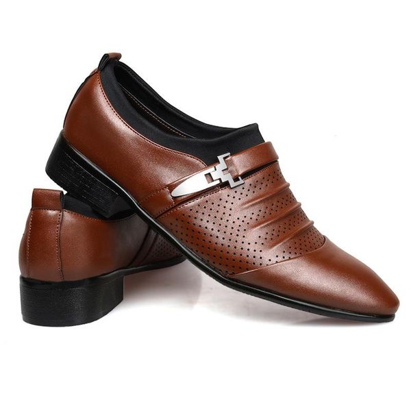 dress shoes men zapatos de hombre chaussure homme leather men's business casual air permeable, Black
dress shoes men zapatos de hombre chaussure homme leather men's business casual air permeable, Black