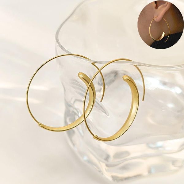 hoop & huggie matte gold big spiral designer earrings for women vintage hyperbole metal c party holiday unusual jewelry, Golden;silver
hoop & huggie matte gold big spiral designer earrings for women vintage hyperbole metal c party holiday unusual jewelry, Golden;silver